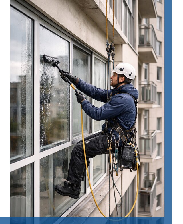 Мойка балконного остекления в Лыткарине от 3585 р. | ВЫСОТНИК-Лтк