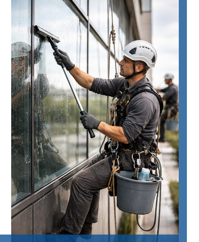 Мойка стеклянных фасадов в Лыткарине от 205 р. | ВЫСОТНИК-Лтк