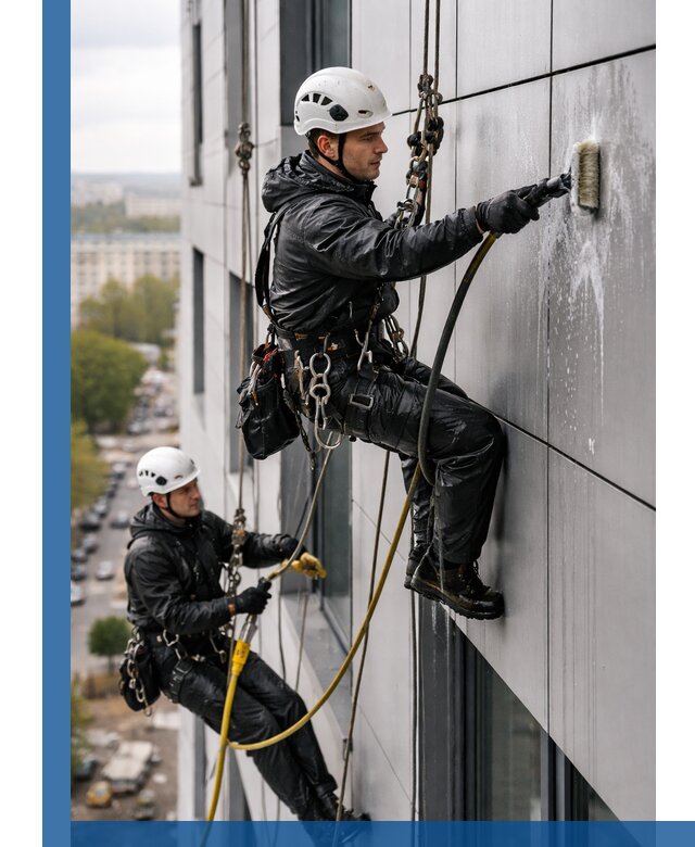 Профессиональная мойка фасада из композита в Лыткарине