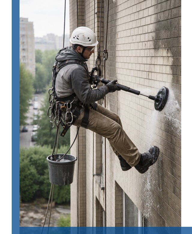 Очистка фасада от копоти в Лыткарине профессионально и безопасно