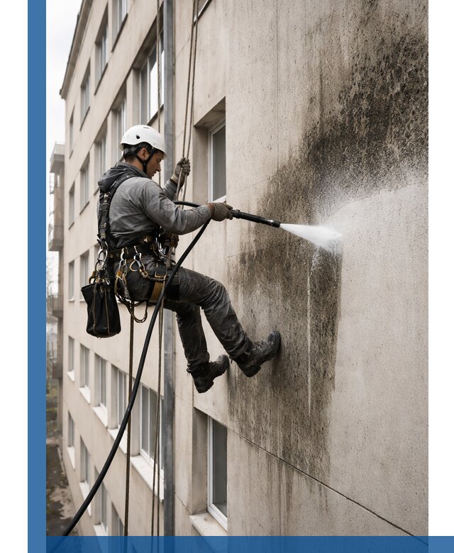 Профессиональная очистка фасадов от плесени в Лыткарине