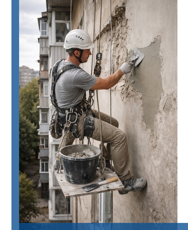 Восстановление фасадной штукатурки в Лыткарине с гарантией качества