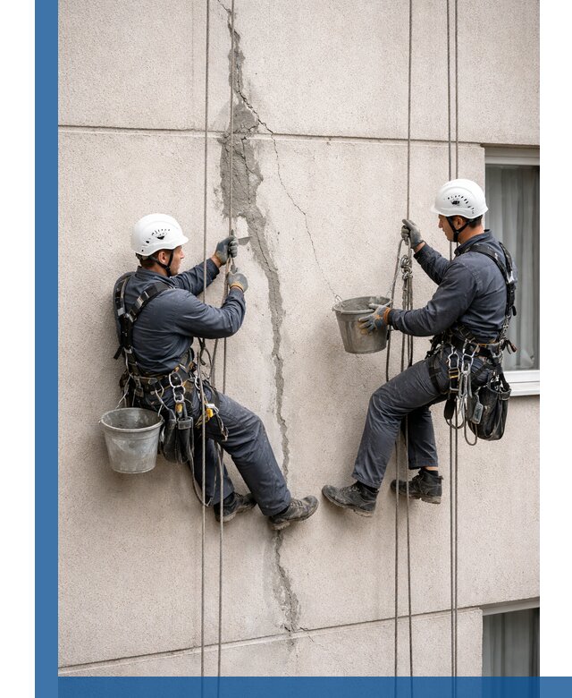 Заделка трещин на фасаде в Лыткарине с гарантийным ремонтом