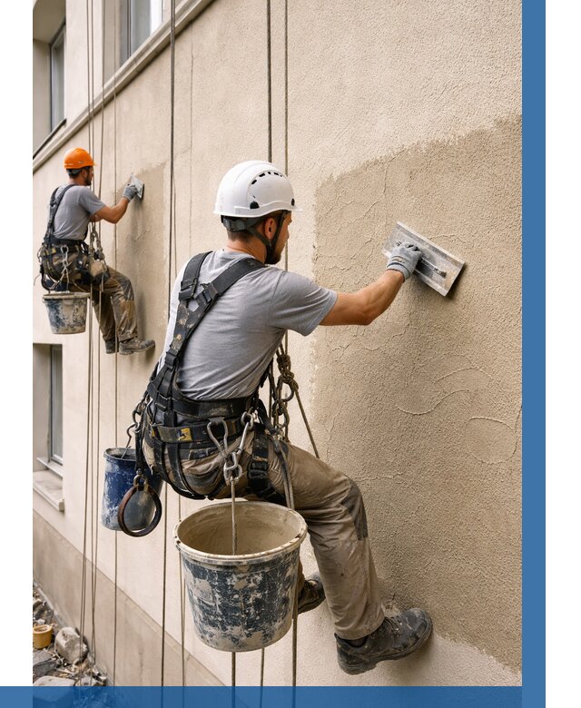 Декоративная штукатурка фасада в Лыткарине от 1229 р. | ВЫСОТНИК-Лтк