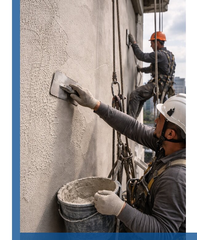 Декоративная штукатурка фасада с утеплением и защитой в Лыткарине