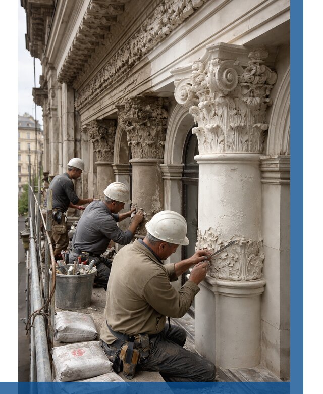 Реставрация фасадной лепнины в Лыткарине от 2561 р. | ВЫСОТНИК-Лтк