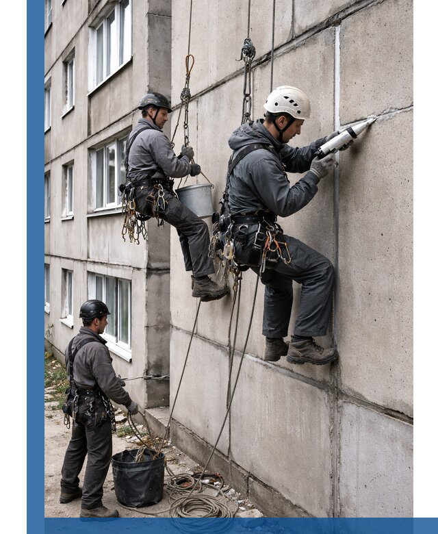 Герметизация межпанельных швов в Лыткарине с гарантией герметичности