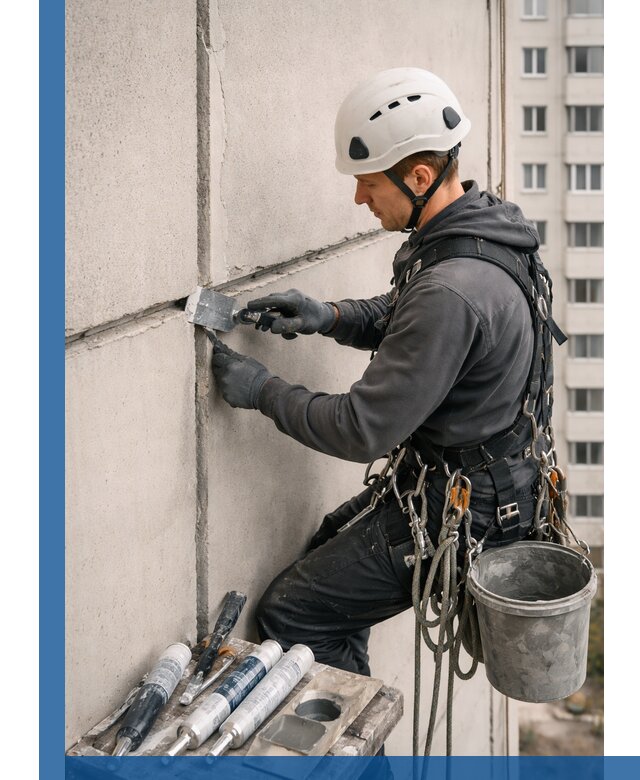 Ремонт межпанельных швов в Лыткарине герметизация и восстановление