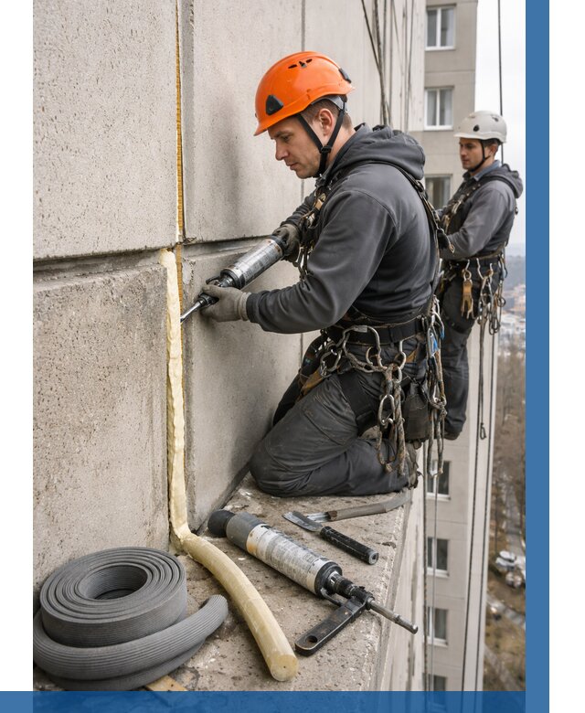 Теплый шов межпанельные швы в Лыткарине от 717 р. | ВЫСОТНИК-Лтк