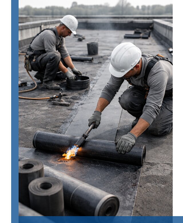 Ремонт рулонной кровли в Лыткарине герметизация и восстановление