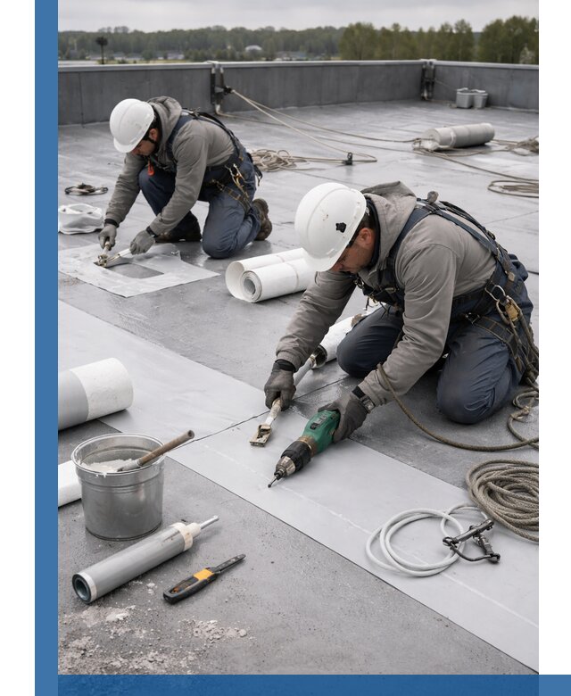 Ремонт мембранной кровли в Лыткарине качественно и с гарантией