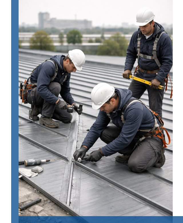 Ремонт фальцевой кровли в Лыткарине срочно и качественно