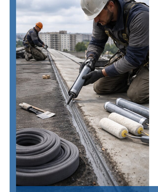Герметизация швов кровли в Лыткарине с гарантией герметичности