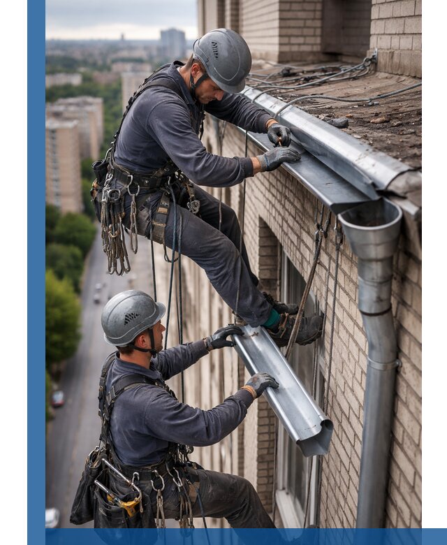 Ремонт водосточных желобов в Лыткарине, быстро и качественно