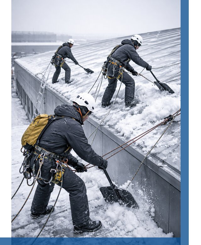 Очистка навесов от снега в Лыткарине от 4609 р. | ВЫСОТНИК-Лтк