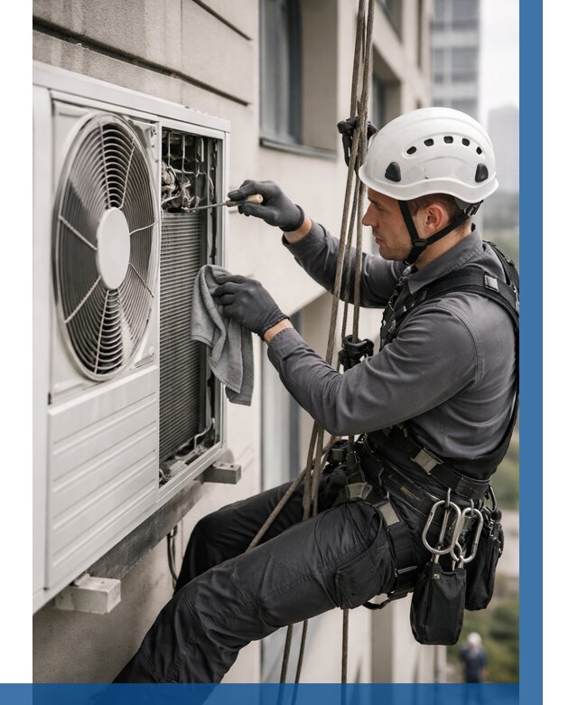 Обслуживание внешнего блока кондиционера в Лыткарине от 2766 р.ВЫСОТНИК-Лтк