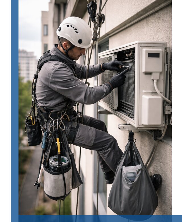 Обслуживание внешнего блока кондиционера в Лыткарине профессионально