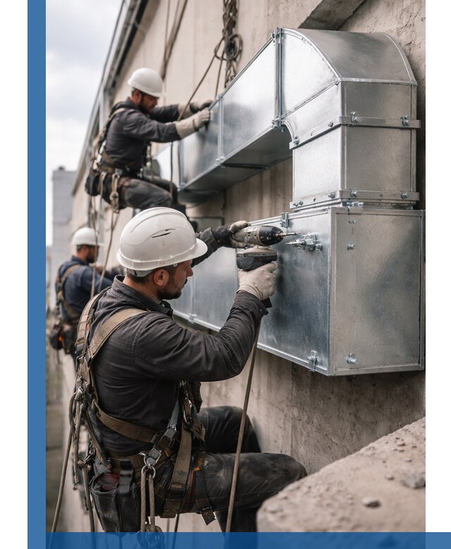 Профессиональный монтаж вентиляционных коробов в Лыткарине под ключ