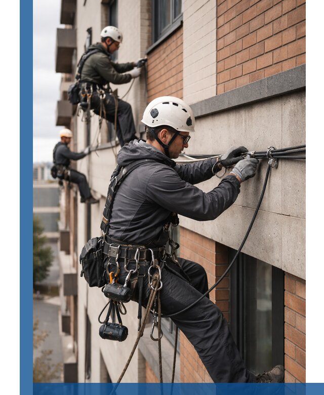 Крепление кабеля на фасаде монтаж и крепеж в Лыткарине