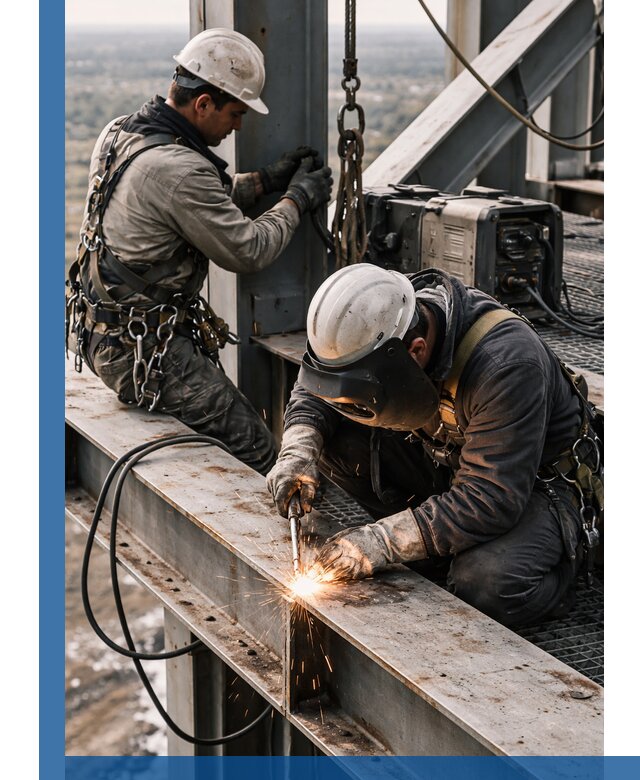 Высотные сварочные работы в Лыткарине для промышленных объектов