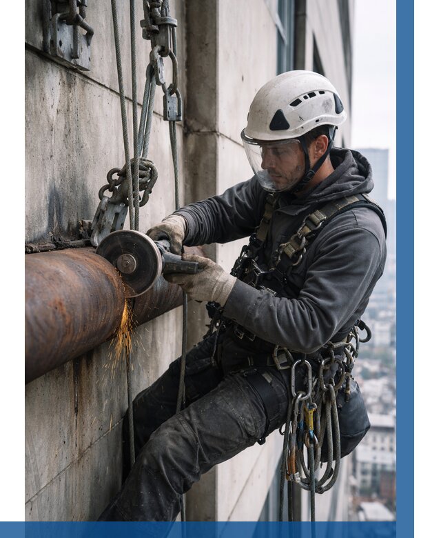 Резка металла на высоте в Лыткарине по цене от 4609 р. | ВЫСОТНИК-Лтк