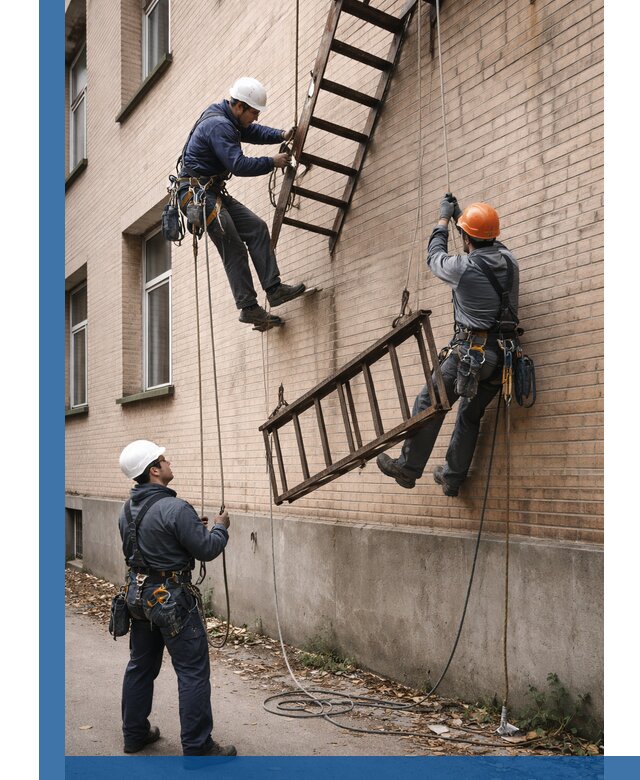 Демонтаж пожарной лестницы в Лыткарине быстро и безопасно