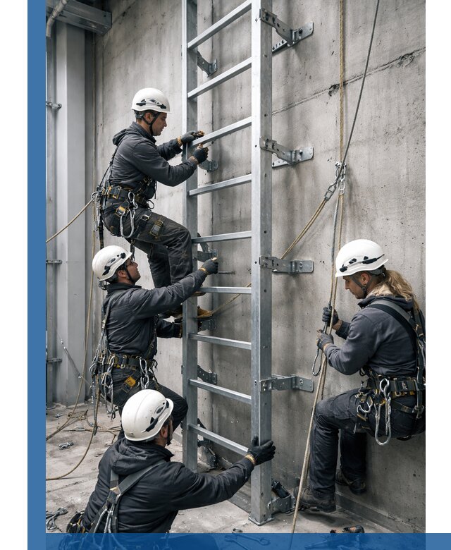 Монтаж металлических лестниц в Лыткарине под ключ со гарантией