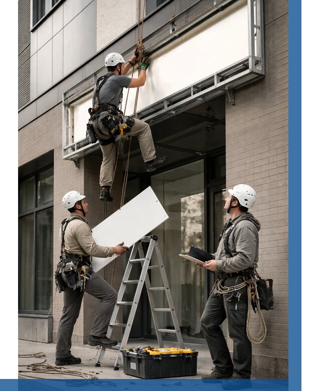 Монтаж светового короба в Лыткарине от 6658 р. | ВЫСОТНИК-Лтк