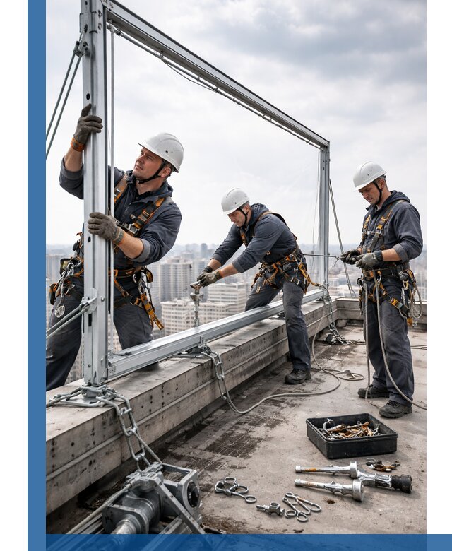 Монтаж крышных рекламных конструкций под ключ в Лыткарине