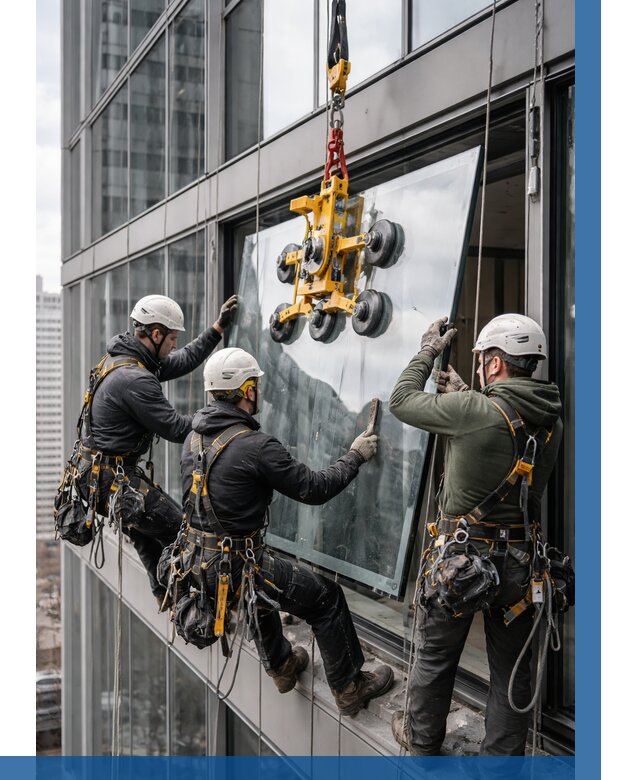 Фасадное остекление зданий под ключ в Лыткарине от 10243 р. | ВЫСОТНИК-Лтк