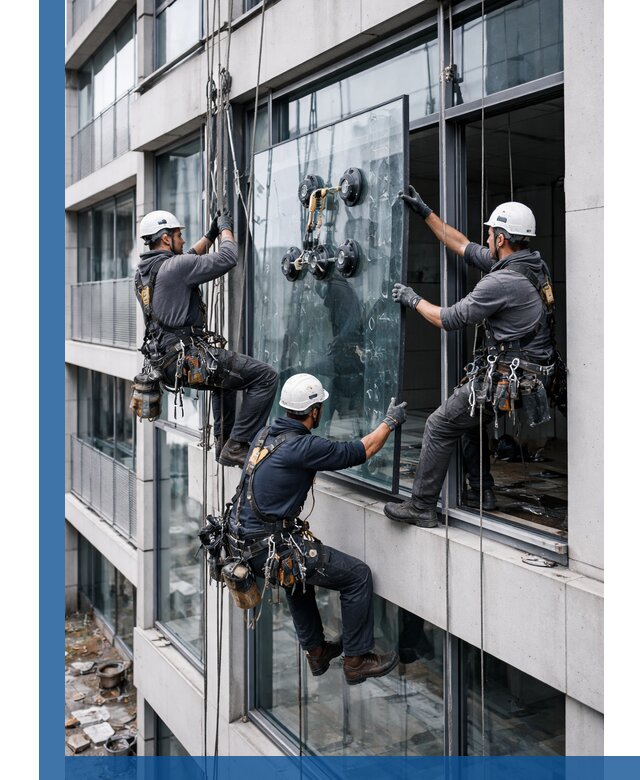 Фасадное остекление и монтаж витражей зданий в Лыткарине под ключ