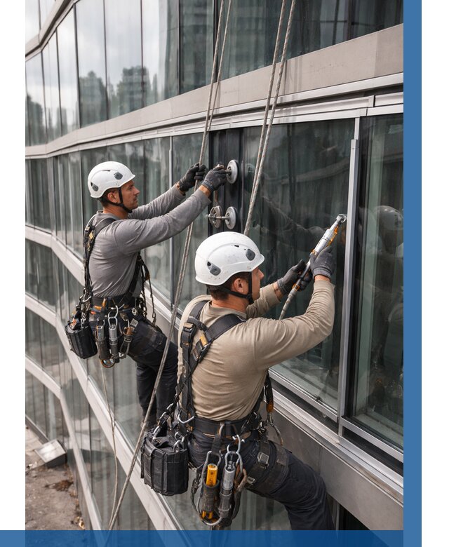 Радиусное остекление фасада в Лыткарине от 12292 р. | ВЫСОТНИК-Лтк