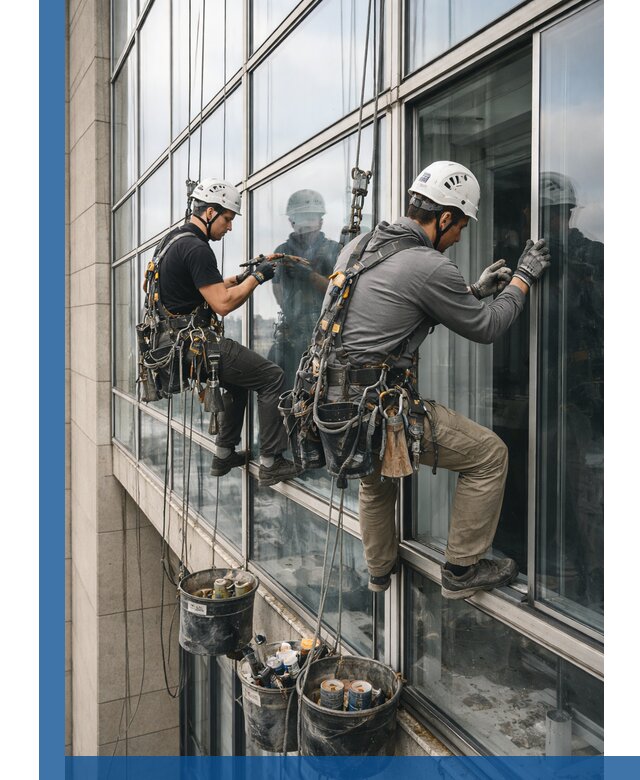 Ремонт витражных конструкций и фасадного остекления в Лыткарине