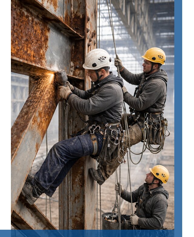 Зачистка металла от ржавчины в Лыткарине от 359 р. | ВЫСОТНИК-Лтк