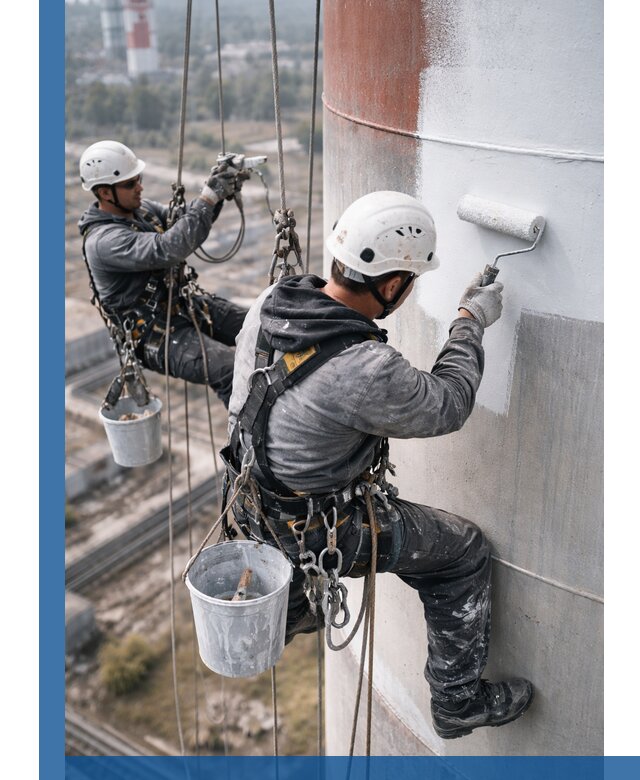 Покраска дымовых труб в Лыткарине: антикоррозийная защита и восстановление