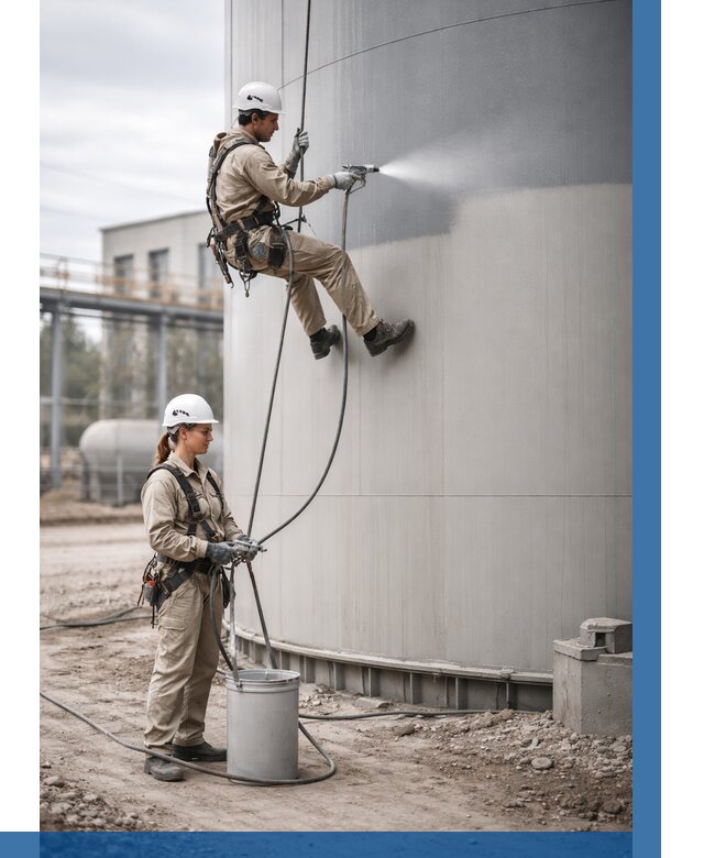 Покраска резервуаров в Лыткарине от 1229 р. | ВЫСОТНИК-Лтк — заказать