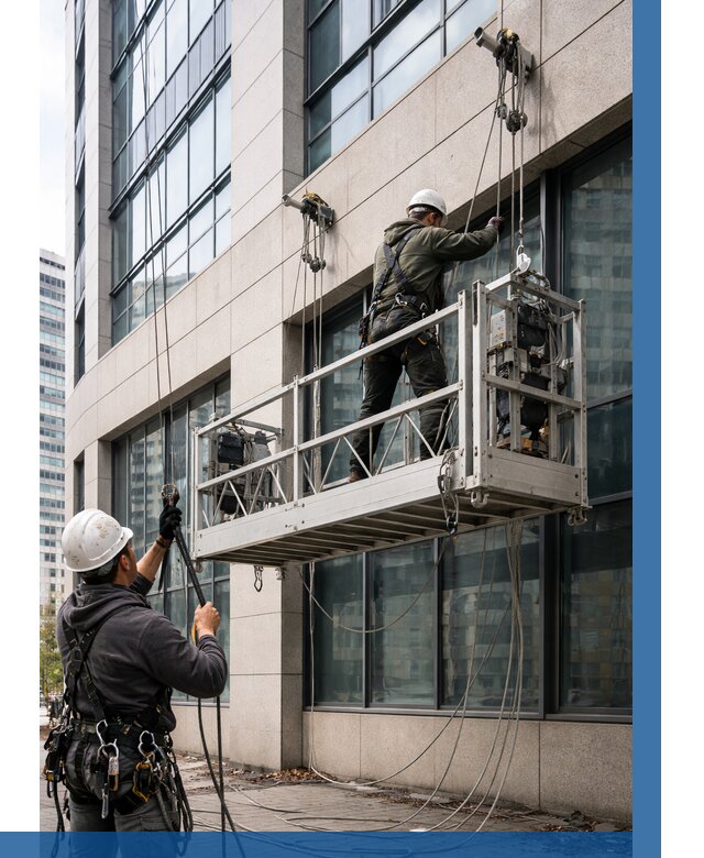 Монтаж и подъем фасадной люльки в Лыткарине от 12292 р. | ВЫСОТНИК-Лтк