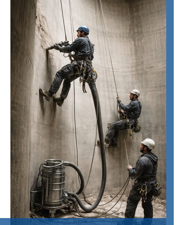 Зачистка силосов в Лыткарине от 4609 р. Договор и смета ВЫСОТНИК-Лтк