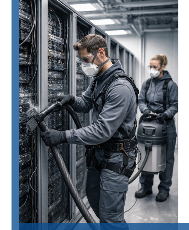 Обеспыливание серверной комнаты в Лыткарине, профессиональная очистка