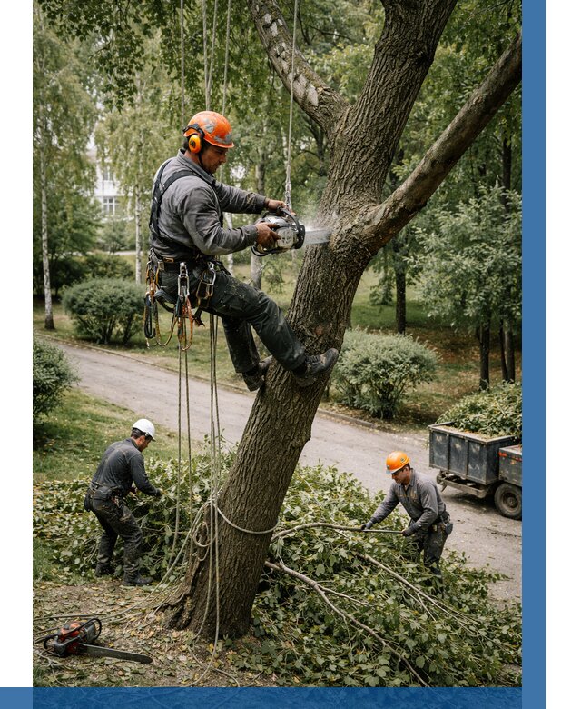 Кронирование деревьев в Лыткарине от 6658 р. | ВЫСОТНИК-Лтк