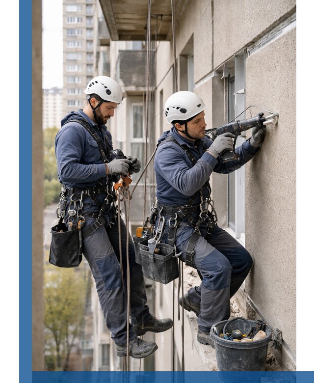 Промышленные альпинисты высотные работы и монтаж в Лыткарине